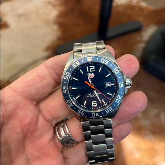 Tag Heuer Formula 1 Blue and Silver Men's Watch Super Clean - Picture 11 of 11